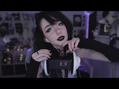asmr ☾ where does it tingle?✨ randomly placed & paced 3dio tapping pt. 2
