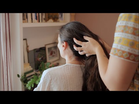 ASMR Hair Brushing for Relaxation ✨ Real Person ⚬ Head Scratching & Massage ⚬ Tension Release ⚬
