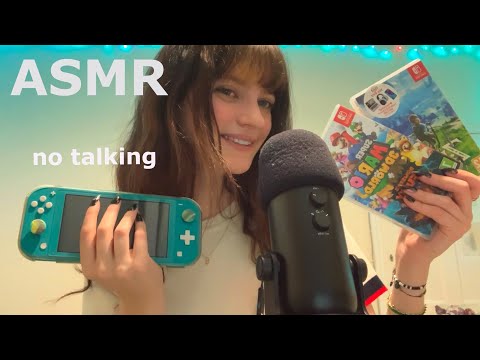 ASMR ~ Nintendo Switch & Game Sounds! No Talking (Fast Tapping, Scratching, Controller Sounds)