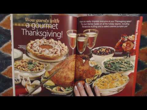 ASMR Whisper ~ Reading Thanksgiving Recipes w/Pointer