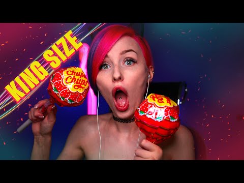ASMR Lollipop King Size 😂😂😂 | Eating, Mouth Sounds, Licking