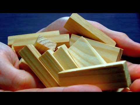 ASMR wooden blocks