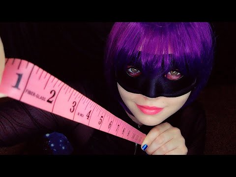 ASMR MEASURING YOU FOR YOUR SUPERHERO COSTUME | Typing•Writing•Leather Gloves•Cape Sounds