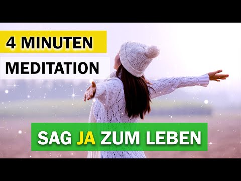 ASMR Meditation in 4 Minuten zur Entspannung (german) positive Affirmationen