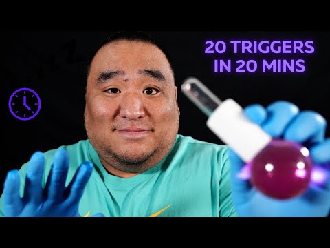 ASMR 20 Triggers in 20 Minutes [4K] 💤⏰