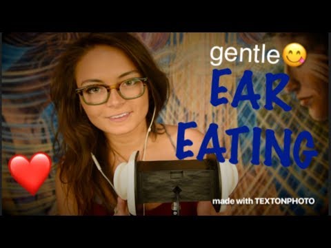 ASMR Ear Eating & Comforting Whispers ❤️