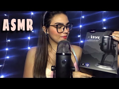 ASMR BLUE YETI - GATILHOS no NOVO MICROFONE