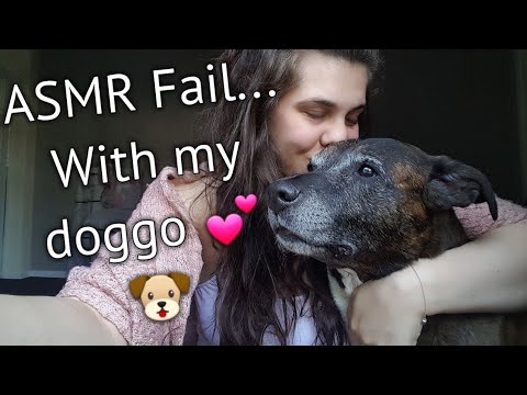 ASMR FAIL || Trying..... to comfort you! Doggo Eating Sounds & Breathing | Bloopers ||