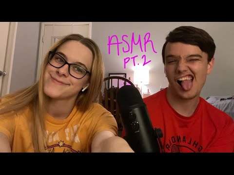 TRYING ASMR WITH BOYFRIEND PART TWO