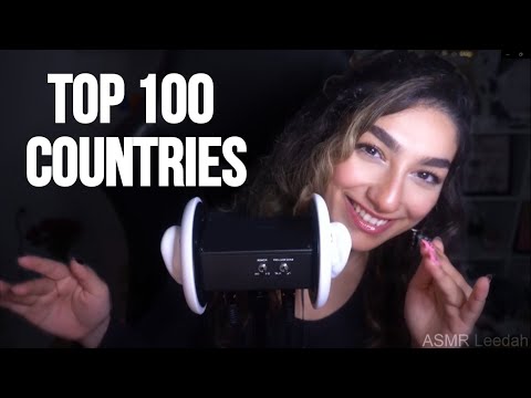 ASMR | Whispering 100 Countries🌎