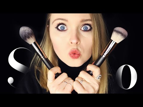 ASMR | Makeup roleplay (SeSo: brush sounds, face brushing, tapping, personal attention...)
