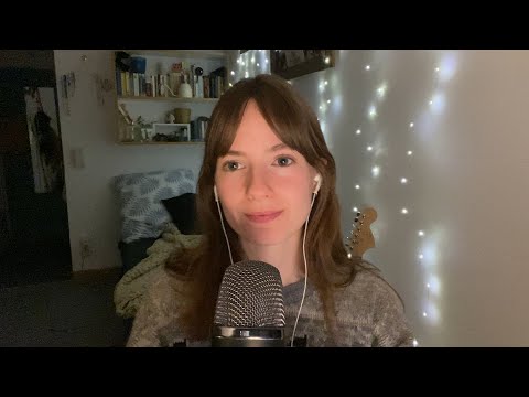 ASMR | preparing you for cold days ❄️🧦 | close up whisper, tapping, blue yeti