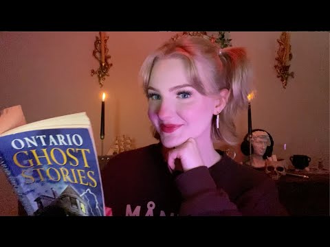 READING SPOOKY STORIES 👻🎃| Book and reddit |ASMR upclose whispering
