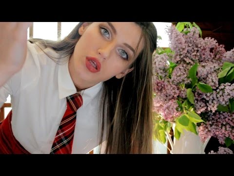 ASMR - Nice SCHOOLGIRL takes CARE of YOU! in nurse room |TAPPING | KISSING| | Time for a NAP!