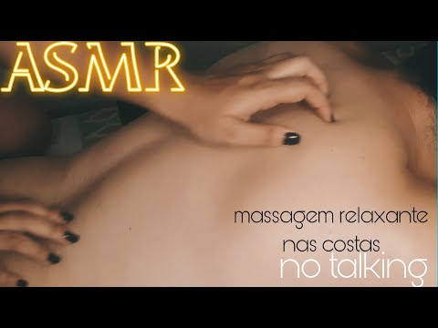 Back Massage + Skin Scratching *Lotion Application* RELAXING #asmr