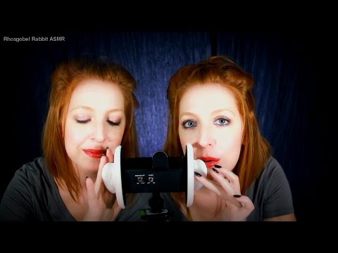 ASMR Double Ear Massage And Whisper