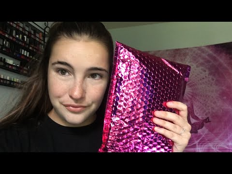 |ASMR| IPSY Bag Unboxing |July Edition| Fabric Sounds Tapping Stratching|