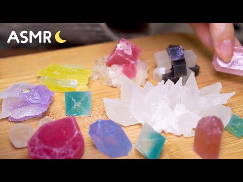 [ASMR] 鉱物を食べる音💎琥珀糖 / こうぶつヲカシの咀嚼音 / Eating Sounds