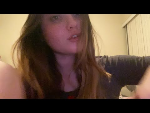ASMR personal attention, mouth sounds tapping, scratching, lid sounds, tracing, hand movements