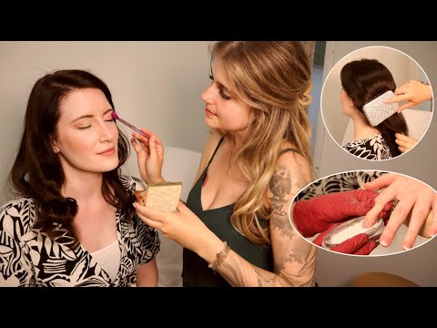 ASMR [Real Person] Make Up, Hair Brushing & Nail Care | Sanftes Sommer Styling (Doonails) deutsch