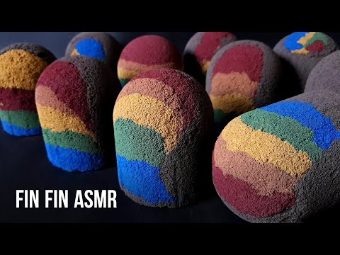 ASMR : Sand Rainbow Balloons Crumble #354
