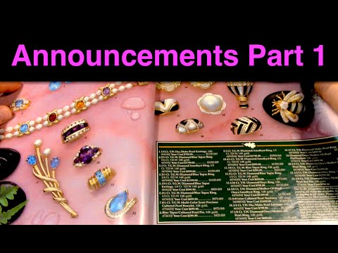 Announcements Part 1 - Plus Jewelry