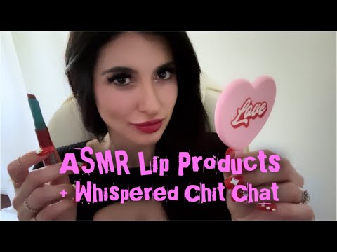 🫦💋💄ASMR Trying On Lip Products & Chatting - Dealing with Toxic Family Members (Whispered) 🫦💋💄