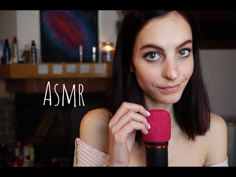 ASMR Turning pages, paper sounds, tapping, sticky sounds, glass, whispering for relaxation