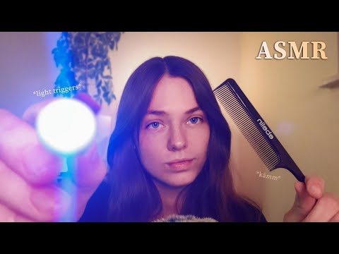 ASMR • schnelles Friseur Roleplay ✂️ chaotic haircut + light triggers [German/Deutsch]