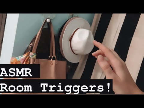 ASMR Room Triggers! (Rambling, Tapping, Whispers, Tracing!)😴😴