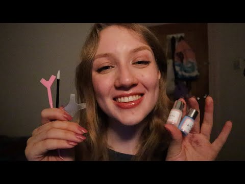 [ASMR] Friend gives you a lash lift 🫶✨ ~ personal attention, layered sounds