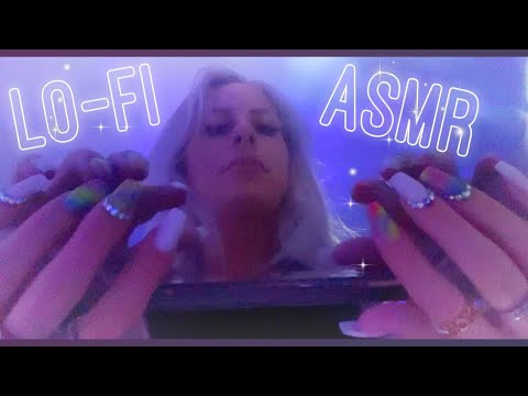 ASMR INSANELY Relaxing Lo-Fi Hand Movements | Glass Tapping | Magazine Flip Through & Tracing