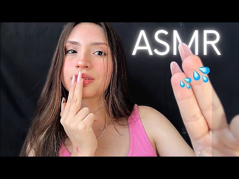 ASMR  SPIT PAINTING!💦+ Mouth Sounds | ASMR en español para dormir