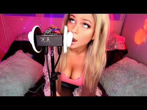 BRAIN-MELTING Mouth Sounds 🤯 ASMR EXTREMELY Close & Intense on the 3DIO 👄