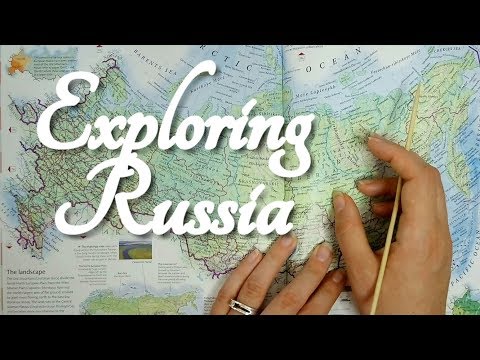 Exploring some Maps of Russia ASMR