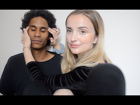 ASMR | giving my boyfreind a massage, pampering with personal attention