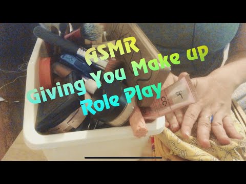 ASMR Giving You Make Up Role Play