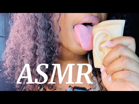 ASMR Ear Eating + Mouth Sounds (SUPER Tingly!!)