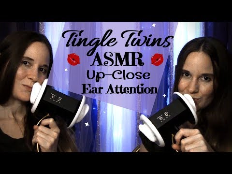 💋ASMR Tingle Twins!💋Up-Close MouthSounds💖AVRIC💖Ear Attention💖Almost 2 Hours xoxo