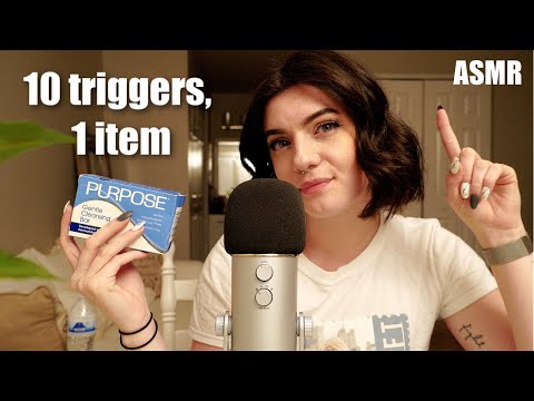 ASMR | 10 triggers with ONE item | ASMRbyJ