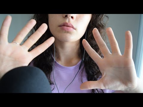 ASMR HAND SOUNDS | Invisible Scratching/Raking, Finger Flutters, Mic Scratching