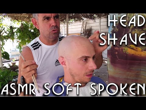 💈 Cuban Street Barber - Head Shave ~ ASMR Soft Spoken ~ Honeymoon