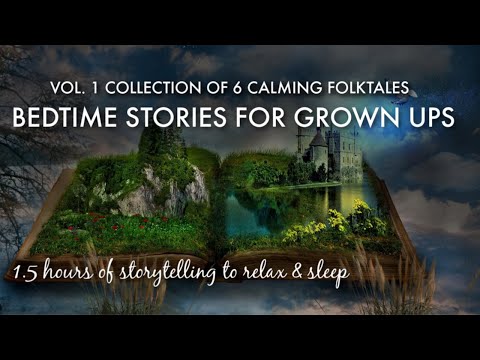 1.5 HOURS of Storytelling for Sleep / 6 Uninterrupted Bedtime Stories for Grown Ups (female voice)