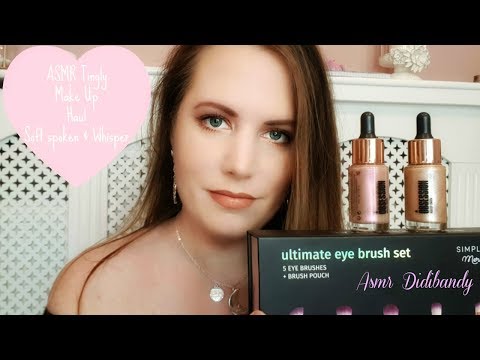 ASMR Makeup Haul Whispering💄 Gentle Tapping and Intense Crinkle Sounds 💋Asmr Didibandy