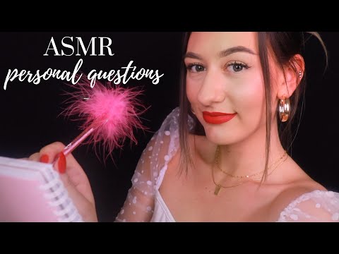 ASMR Asking you EXTREMELY Personal Questions 👀 🤫 (Lots of binaural close up whispering)