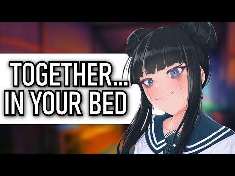 GOTH GIRL HAS TO SLEEP OVER?! (Comfort + Affection Roleplay)