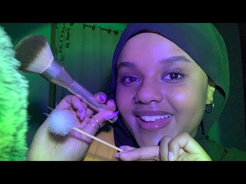 ASMR Brushing, Tracing , and Touching Your Face Until You Fall Asleep