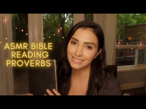 ASMR Reading the Bible ✝️ The Book of Proverbs | ASMR with Music
