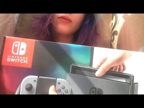 Asmr switch unboxing lots of tapping!