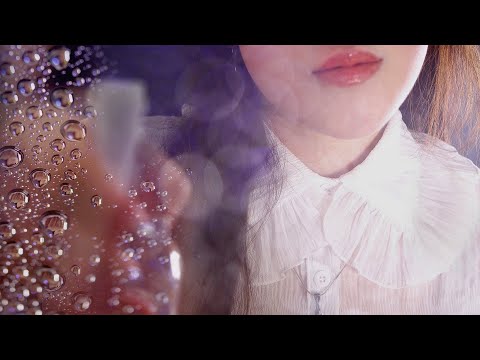 ASMR ﻿Ｓｐｒａｙｉｎｇ & Face Cleaning💧💦 (Liquid, Wiping, Personal Attention, 4K)